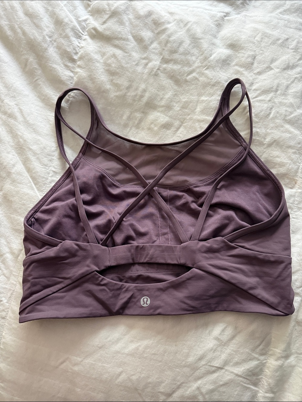 lululemon athletica Plum Crisscross Strappy Sports Bra